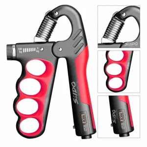 Hand Grip Tensor 5/100 Kg Contador Entrenador Mano Terapia