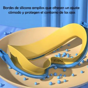 Gafas Natacion Niños + Tapa Oidos Piscina Anti Empañante