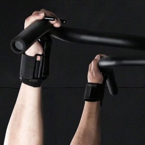 Muñequeras Gancho Straps X2 Levantamiento Pesas Correas Gym