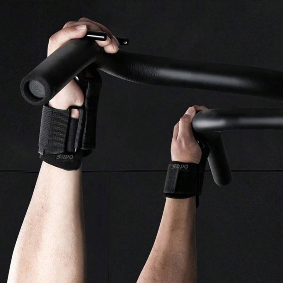 Muñequeras Gancho Straps X2 Levantamiento Pesas Correas Gym