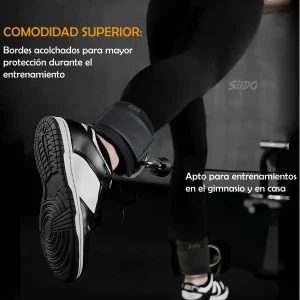 Arnes Tobillo X2 Para Poleas Grillete Tobillera Fitness Gym