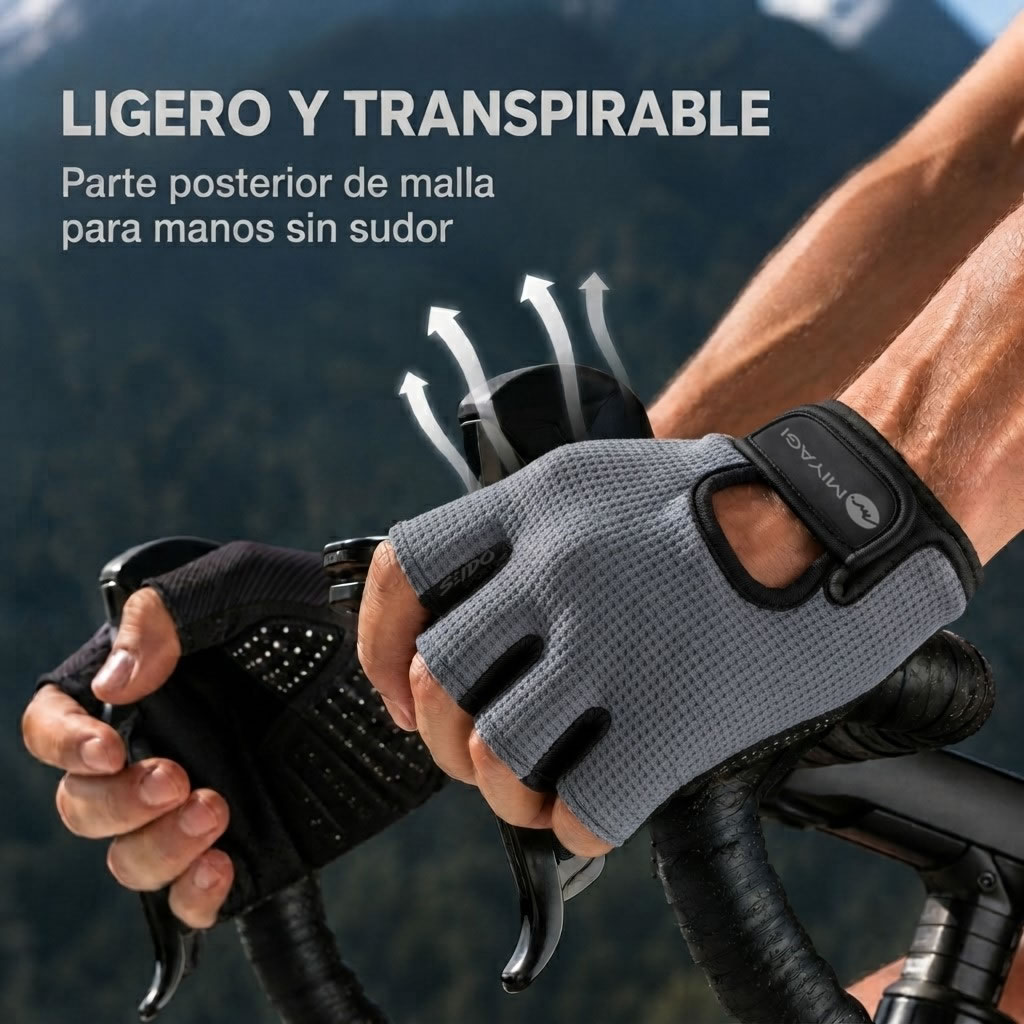 Guantes Deportivos Miyagi Proteccion Gimnasio Pesas Fitness