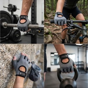 Guantes Deportivos Miyagi Proteccion Gimnasio Pesas Fitness