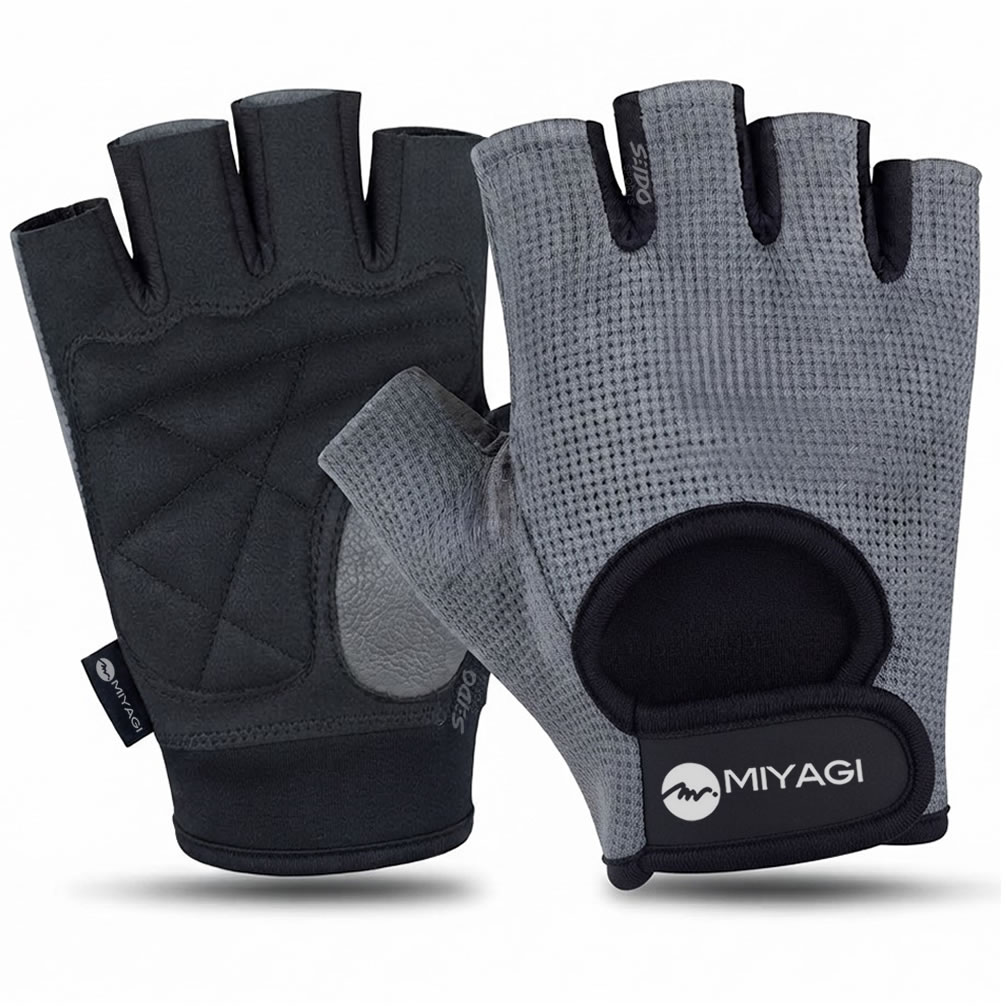Guantes Deportivos Miyagi Proteccion Gimnasio Pesas Fitness