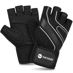 Guantes Deportivos Miyagi Muñequera Crossfit Gimnasio Pesas