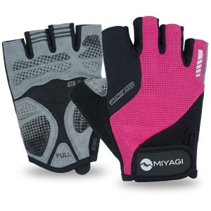 Guantes Deportivos Miyagi Ciclismo Fitness Gimnasio Pesas