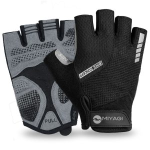 Guantes Deportivos Miyagi Ciclismo Fitness Gimnasio Pesas