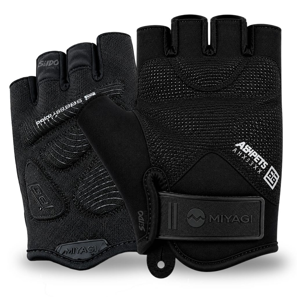 Guantes Deportivos Miyagi Crossfit Gimnasio Pesas Fitness