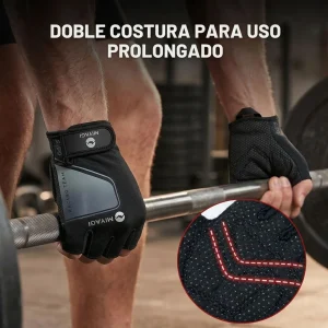 Guantes Deportivos Miyagi Ciclismo Fitness Gimnasio Pesas