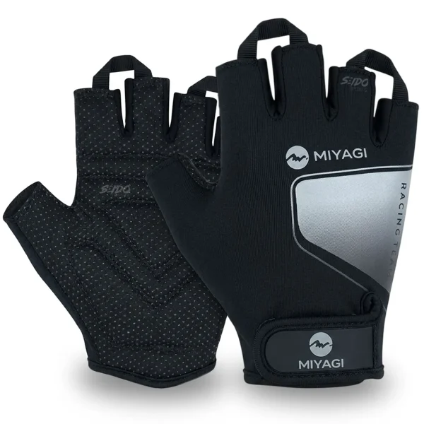 Guantes Deportivos Miyagi Ciclismo Fitness Gimnasio Pesas
