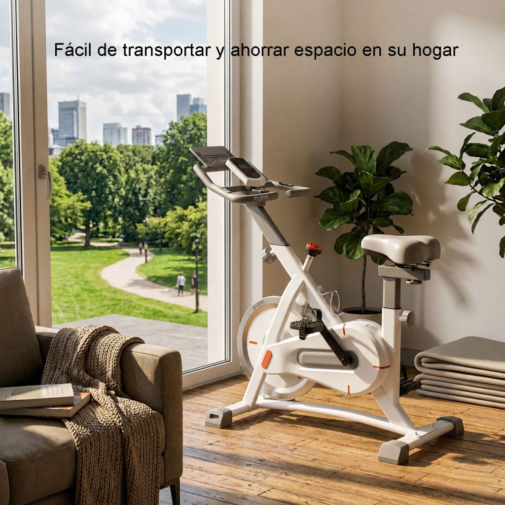 Bicicleta Spinning Transmision Correa Monitor Estatica Fija