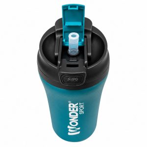 Termo Termico Vaso Cafe 420ml Botella Acero Antiderrame