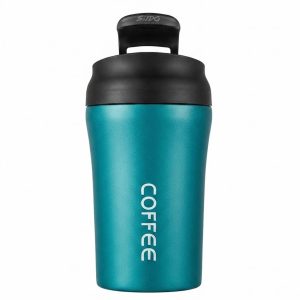 Termo Termico Vaso Cafe 420ml Botella Acero Antiderrame