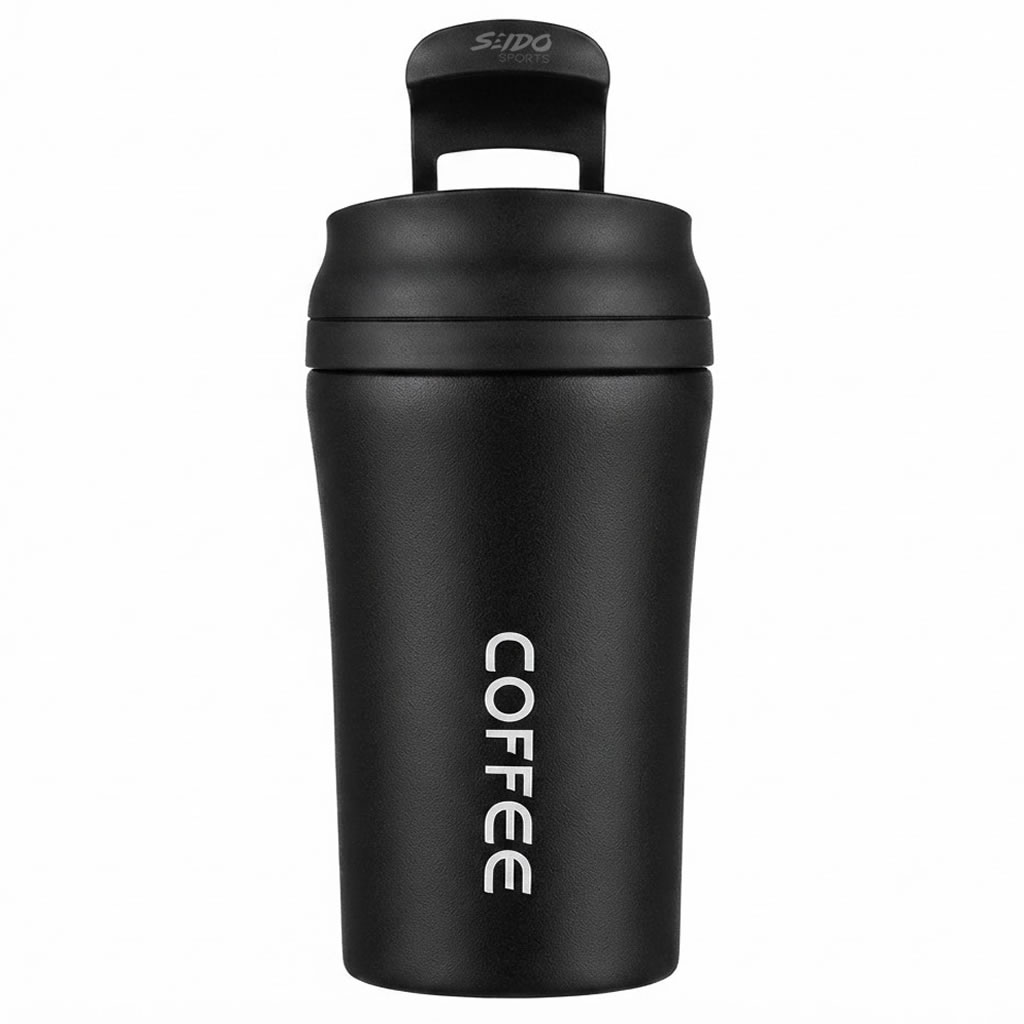 Termo Termico Vaso Cafe 420ml Botella Acero Antiderrame