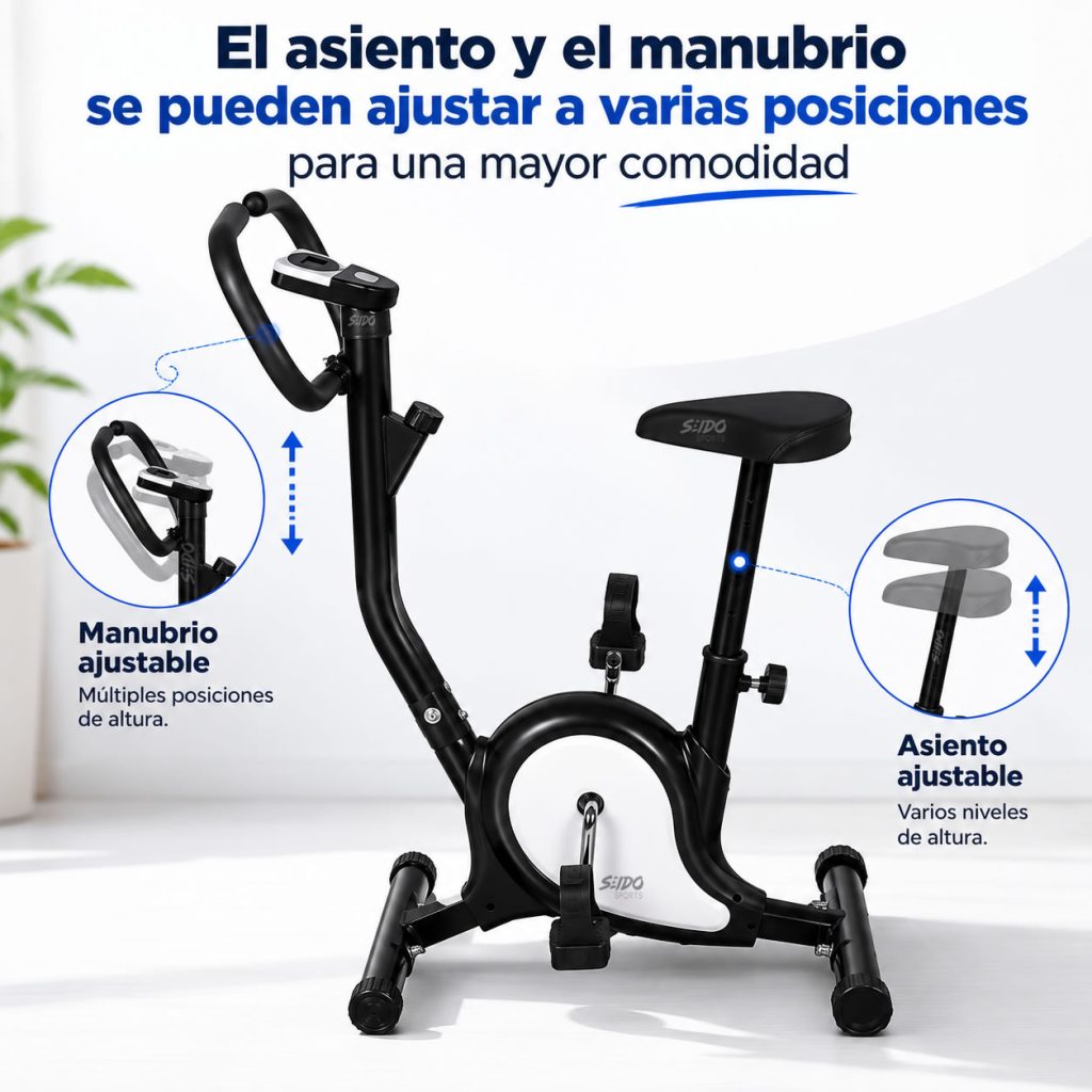Bicicleta Estatica Monitor Pulso Spinning Cardio Magnetica