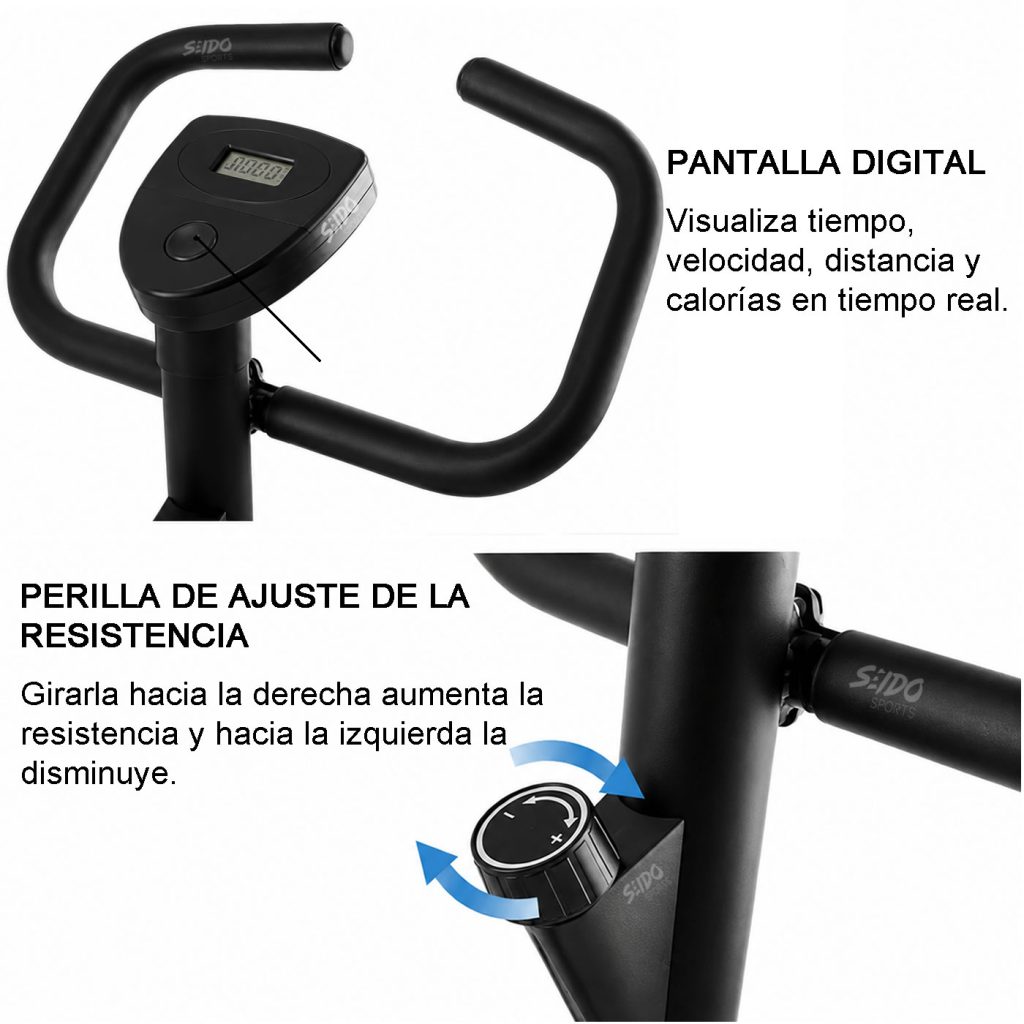 Bicicleta Estatica Monitor Pulso Spinning Cardio Magnetica