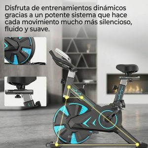 Bicicleta Spinning Estatica Frecuencia Cardiaca Bluetooth