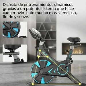 Bicicleta Spinning Frecuencia Cardiaca Estatica Con Bluetooth