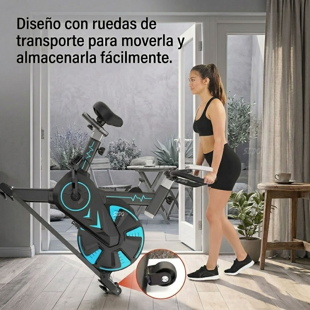 Bicicleta Spinning Estatica Frecuencia Cardiaca Bluetooth