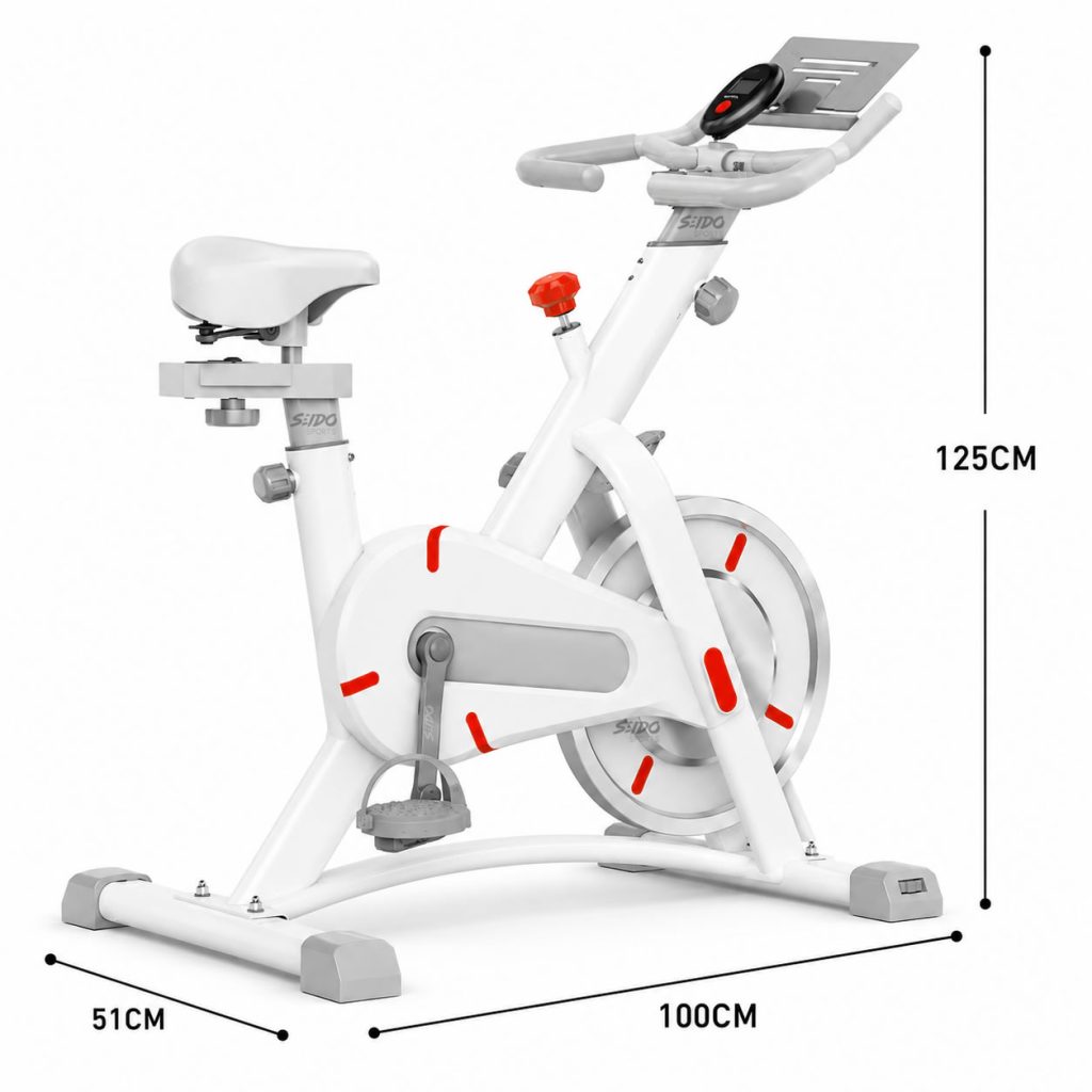 Bicicleta Spinning Transmision Correa Monitor Estatica Fija