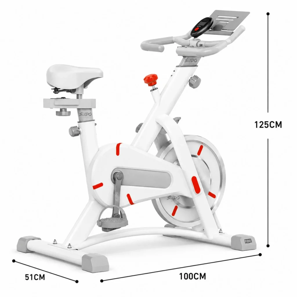 Bicicleta Spinning Monitor Transmision Correa Estatica Fija
