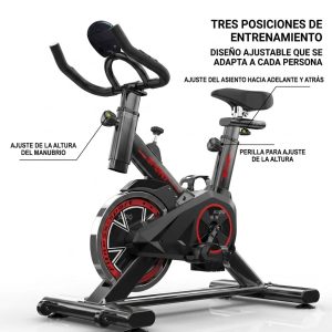 Bicicleta Spinning Monitor Frecuencia Cardiaca Estatica