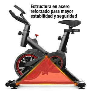 Bicicleta Spinning Monitor Frecuencia Cardiaca Estatica