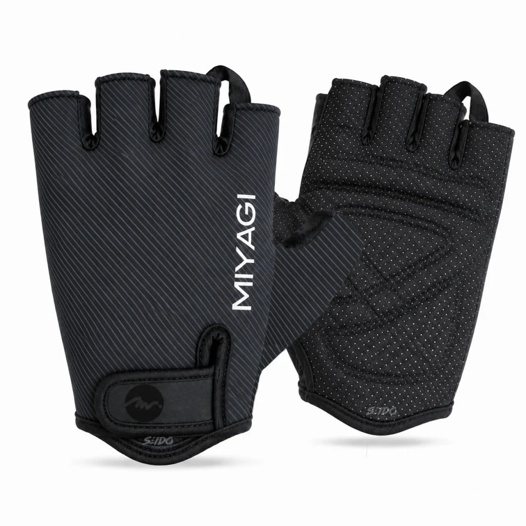 Guantes Deportivos Miyagi Gimnasio Pesas Ciclismo Fitness