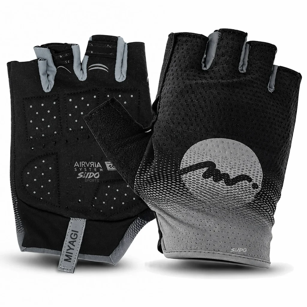 Guantes Deportivos Miyagi Proteccion Gimnasio Pesas Fitness