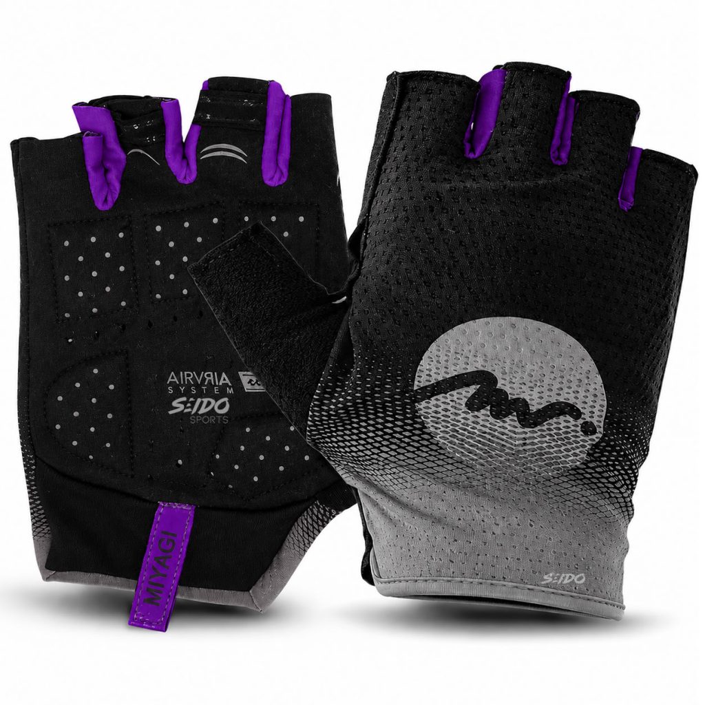 Guantes Deportivos Miyagi Proteccion Gimnasio Pesas Fitness