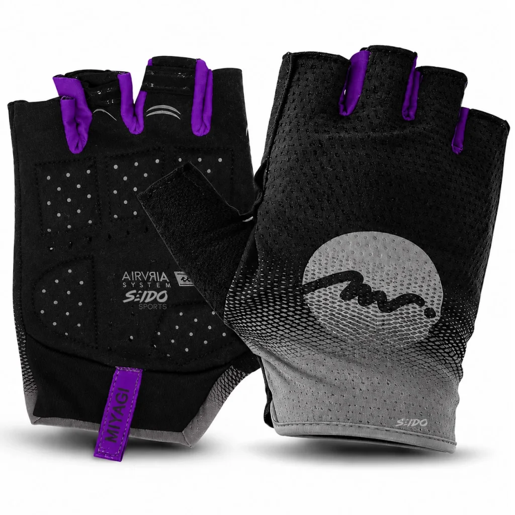Guantes Deportivos Miyagi Proteccion Gimnasio Pesas Fitness