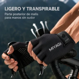 Guantes Deportivos Miyagi Gimnasio Pesas Ciclismo Fitness