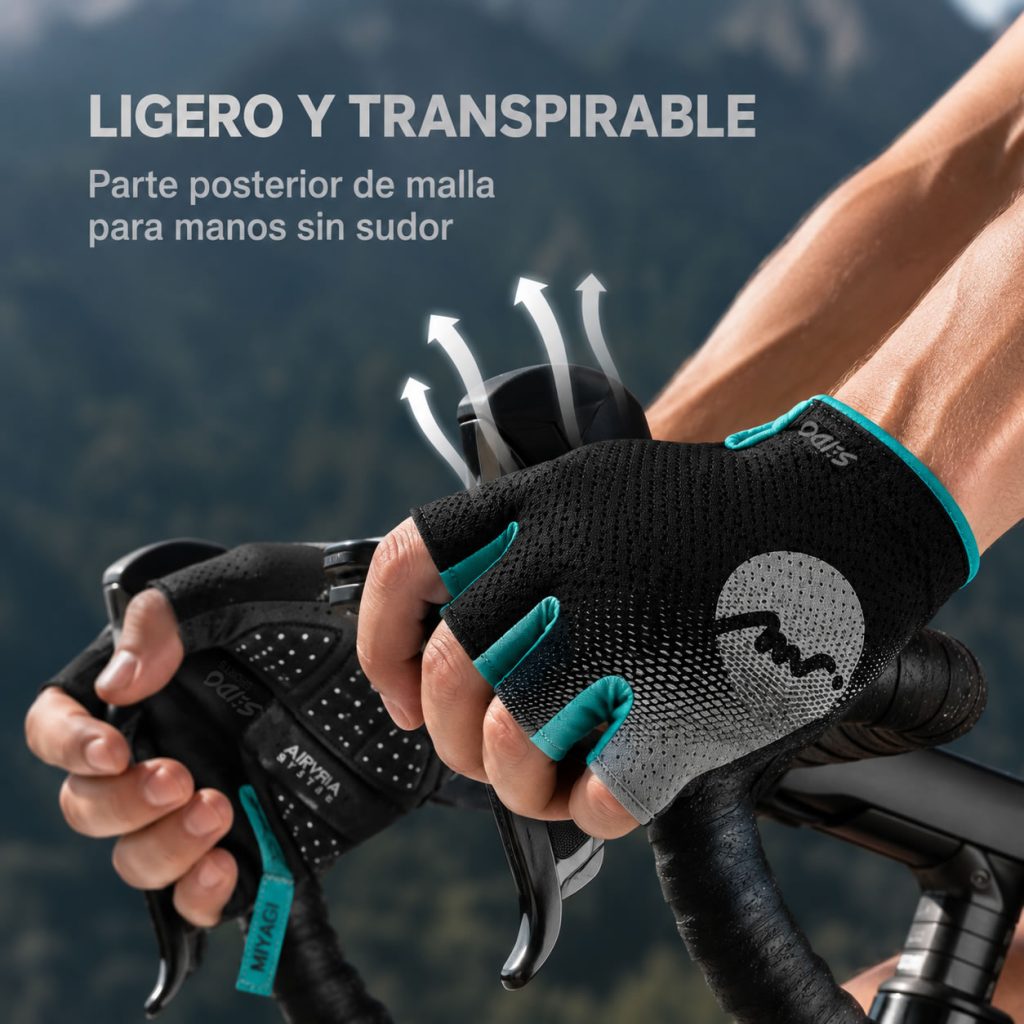 Guantes Deportivos Miyagi Proteccion Gimnasio Pesas Fitness