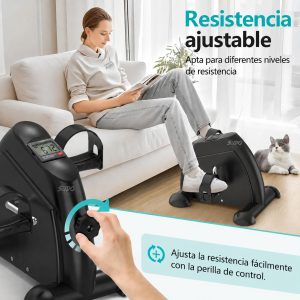 Mini Bicicleta Estatica Ejercitador Pedal Portatil Monitor