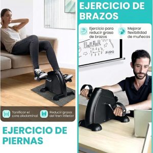 Mini Bicicleta Estatica Ejercitador Pedal Portatil Monitor