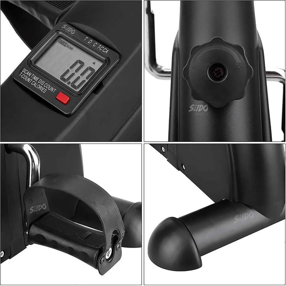 Mini Bicicleta Estatica Ejercitador Pedal Portatil Monitor