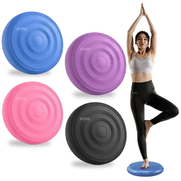 Balón Inestable Cojín Mini Bosu Equilibrio Yoga Pilates Gym