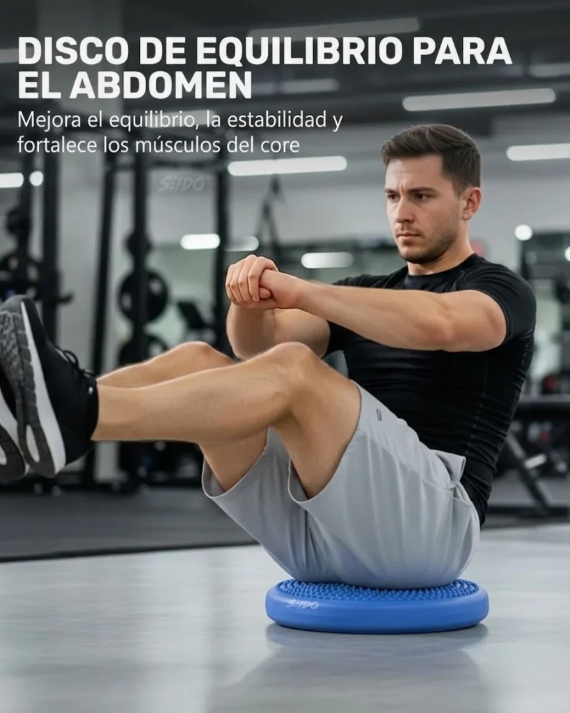 Balón Inestable Cojín Mini Bosu Equilibrio Yoga Pilates Gym