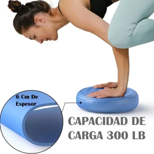 Balón Inestable Cojín Mini Bosu Equilibrio Yoga Pilates Gym