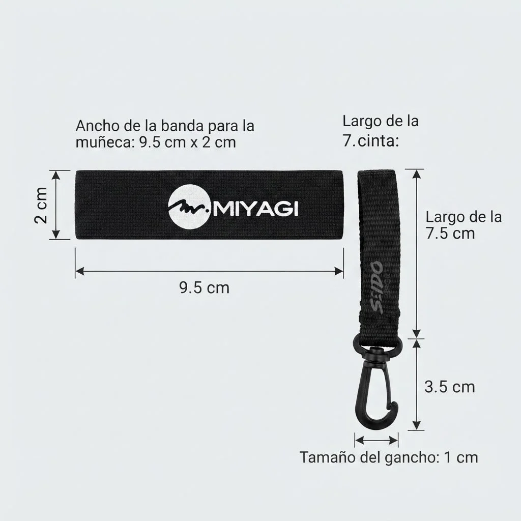 Manilla Para Pito Pulsera Silbato Landyard Brazalete Miyagi