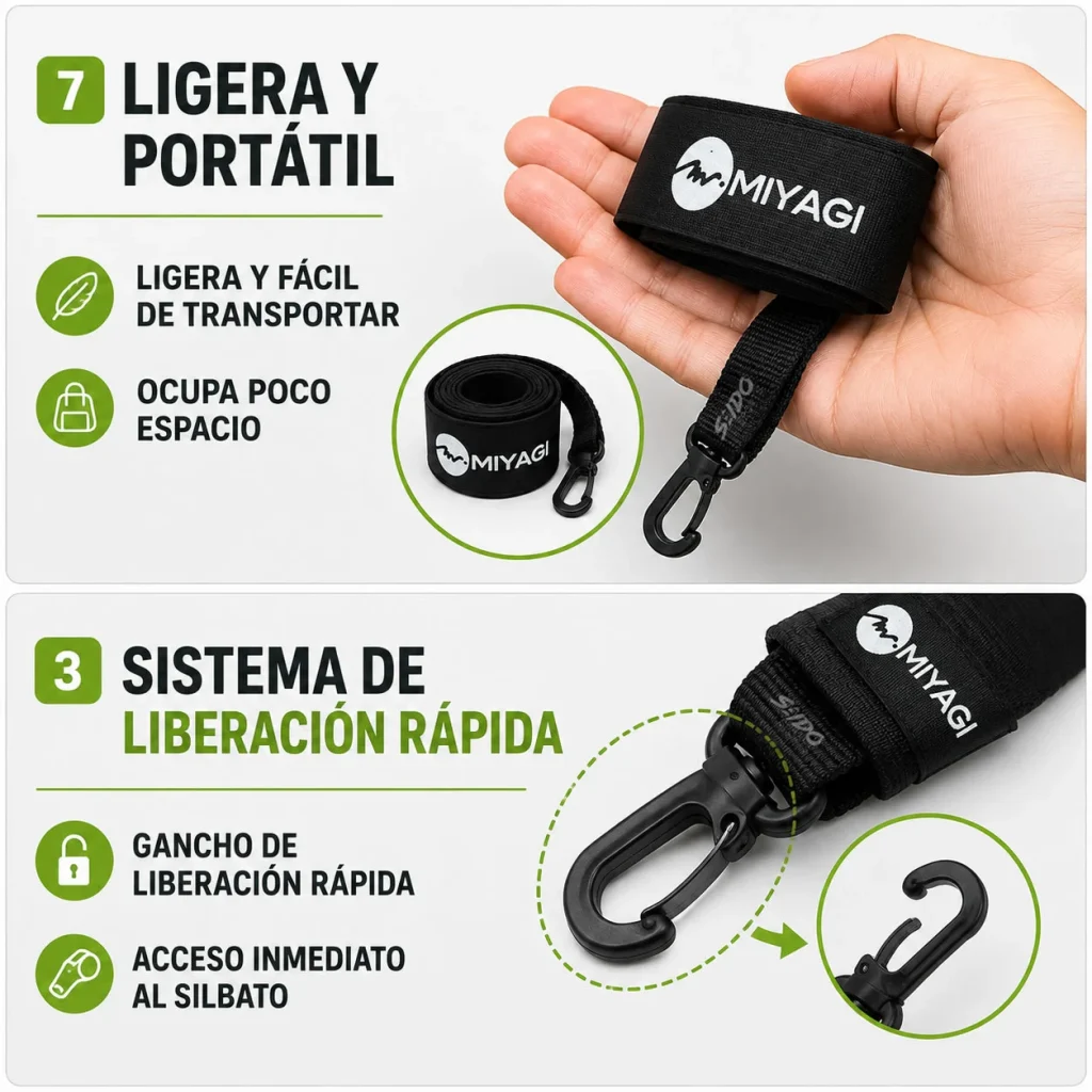 Manilla Para Pito Pulsera Silbato Landyard Brazalete Miyagi