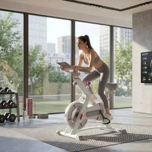 Bicicleta Spinning Monitor Transmision Correa Estatica Fija