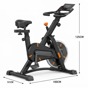Bicicleta Spinning Monitor Transmision Correa Estatica Fija