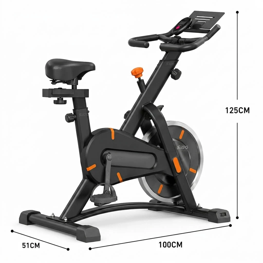 Bicicleta Spinning Monitor Transmision Correa Estatica Fija