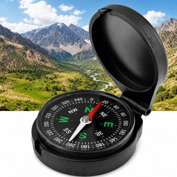 Brújula De Bolsillo Magnética Portatil Compass 45mm Camping