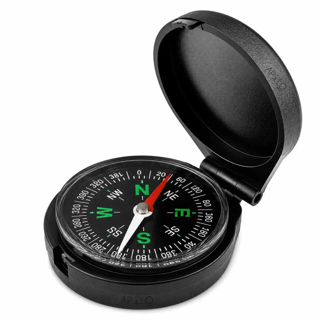 Brújula De Bolsillo Magnética Portatil Compass 45mm Camping