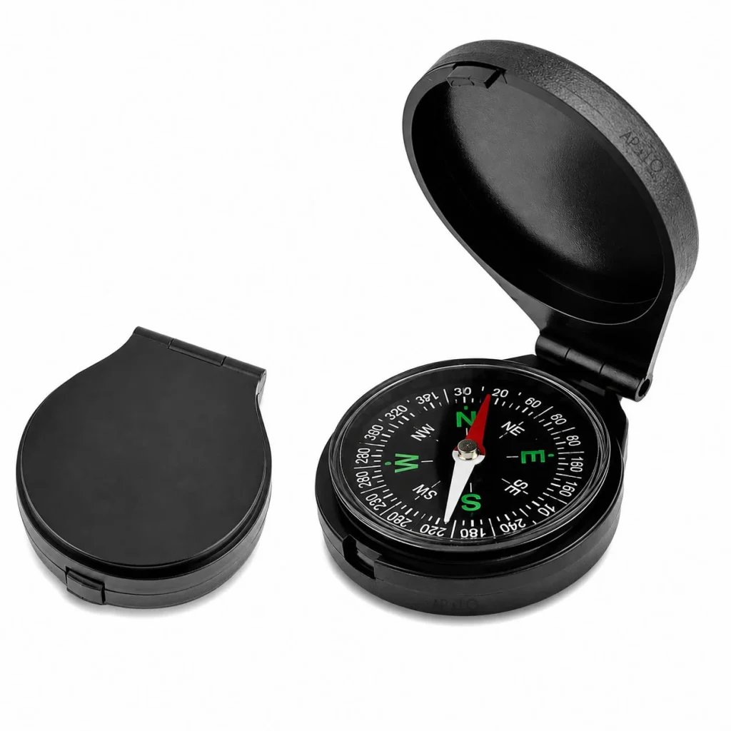 Brújula De Bolsillo Magnética Portatil Compass 45mm Camping