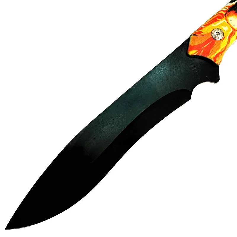 Cuchillo Táctico Acero Camping Supervivencia Con Estuche