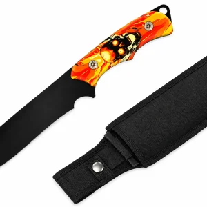Cuchillo Táctico Acero Camping Supervivencia Con Estuche