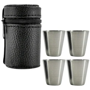 Copas Acero Inoxidable Wiskera Aguardiente Bebidas Licorera